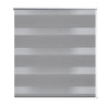 Vidaxl duo roller cieco 90x150 cm grigio