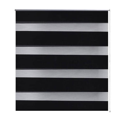 Vidaxl Duo Roller Blind 90x150cm Negro