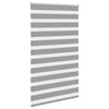 Vidaxl zebra rolgordijn 100,9 x 175 cm stofbreedte 96,7 cm grijs