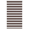 Vidaxl Duo Roller Blind 100 x 175 cm Café Brown
