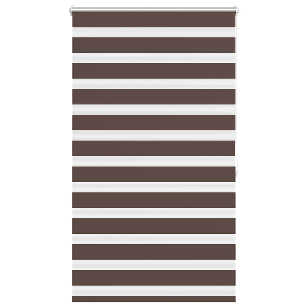 Vidaxl Duo Roller Blind 100 x 175 cm Coffee Brown