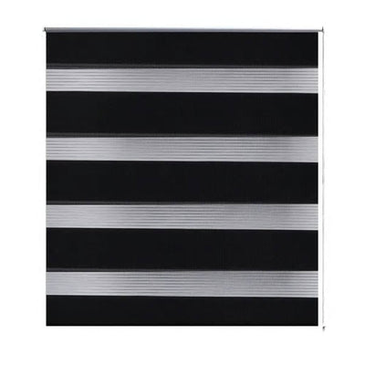 Vidaxl Duo Roller Blind 120 x 230 cm Negro