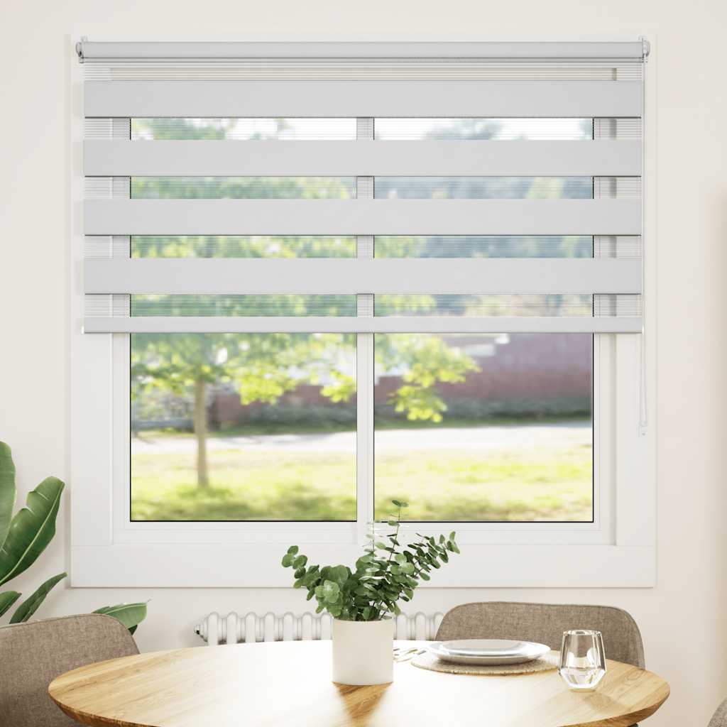 Vidaxl Duo Roller Blind 140 x 175 cm blanco