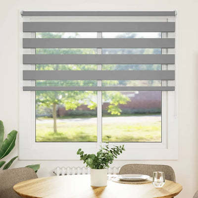 Vidaxl Duo Roller Blind 140 x 175 cm Gray