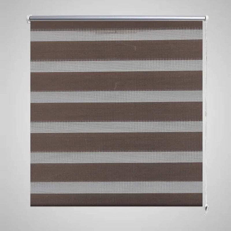 Vidaxl Duo Roller Blind 140 x 175 cm Café Brown