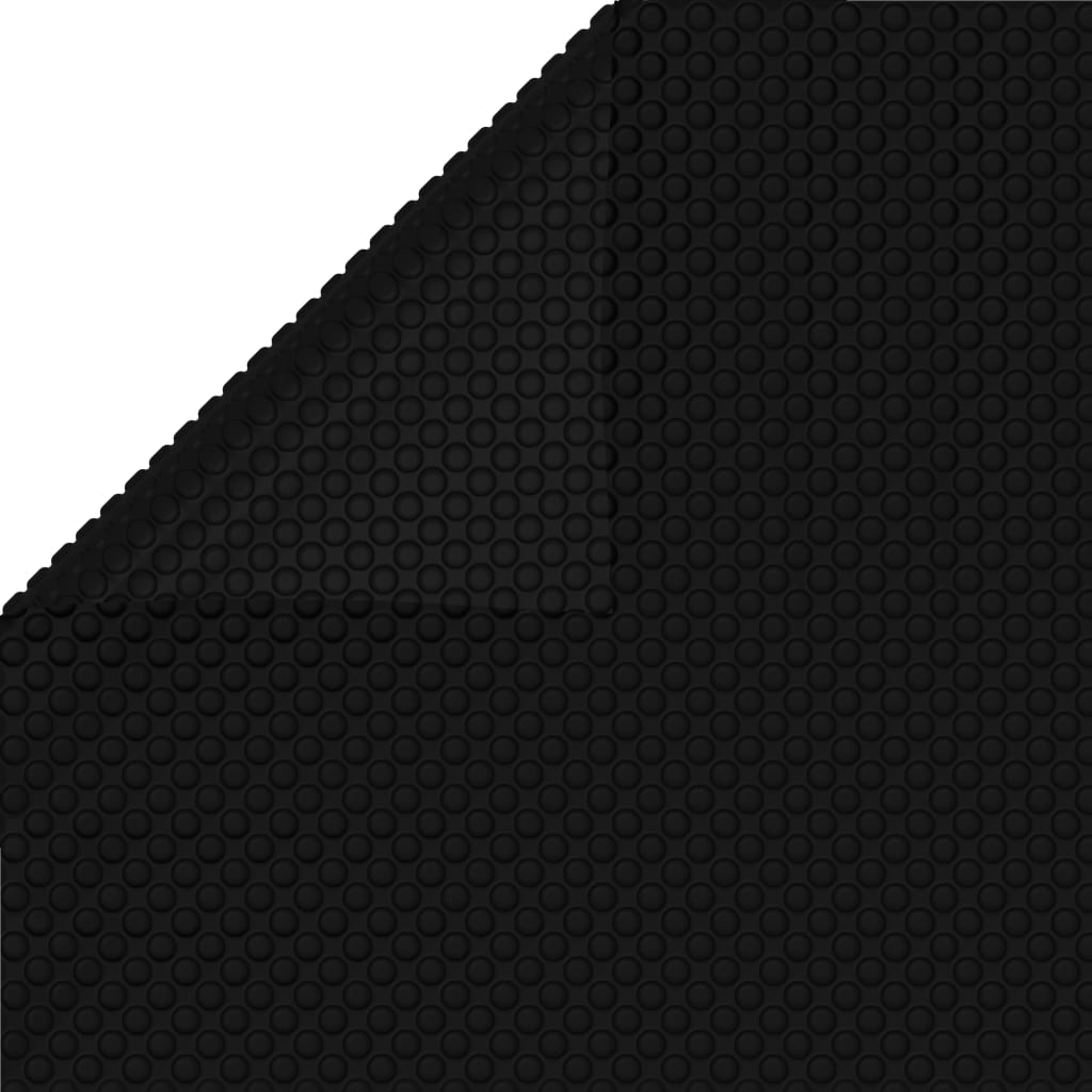 Vidaxl Foil flotante rectangular 8 x 5 m (negro)