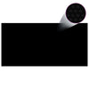Vidaxl Foil flotante rectangular 10 x 5 m (negro)