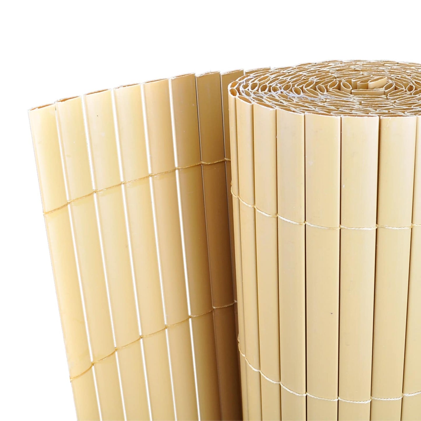 Paneles de valla vidaxxl PVC amarillo