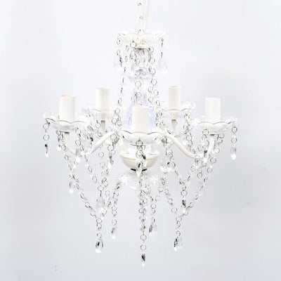 Vidaxl Candelier 5 Pears Transparente