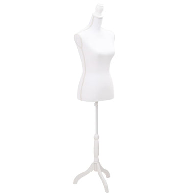 Vidaxl Estalage Doll Torso Woman White