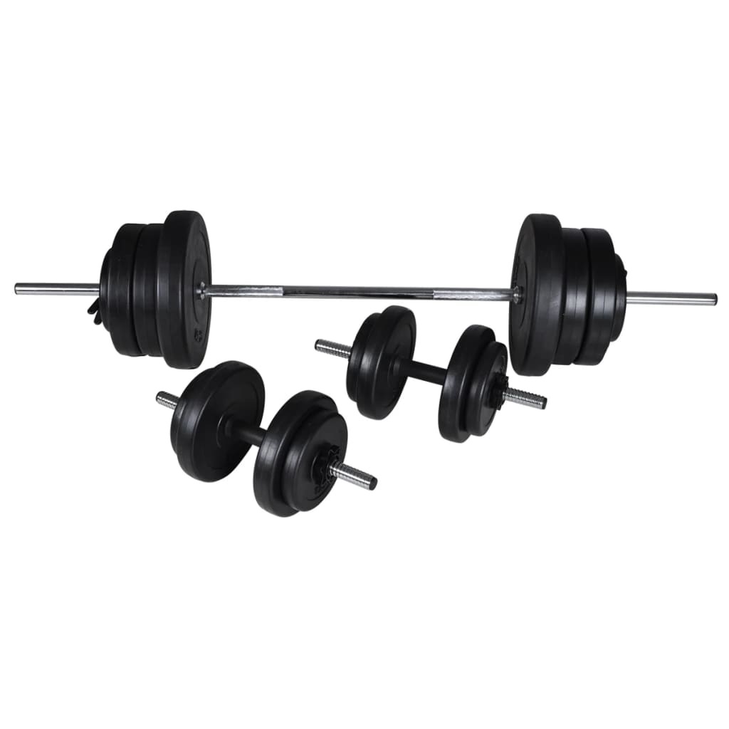 Vidaxl Barbellen Dumbbell Set 60.5 kg