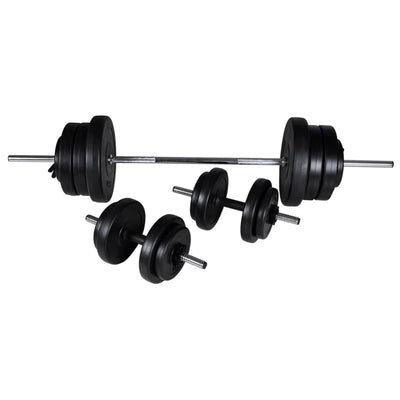 Vidaxl Barbellen Dumbbell Set 60.5 kg