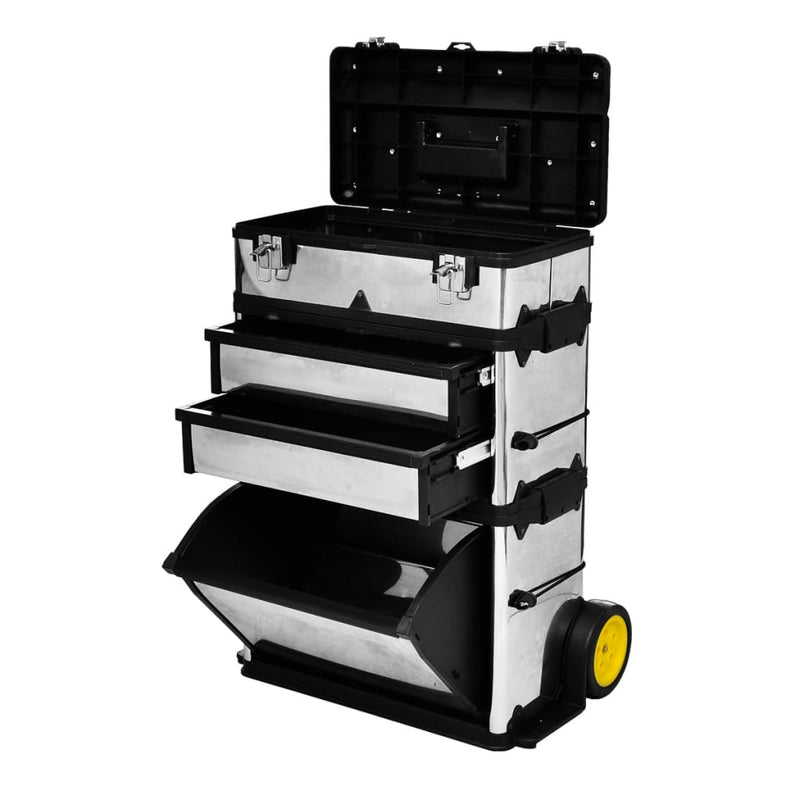 Vidaxl Tool Trolley Mobile 3 piezas