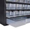 Vidaxl Toolbox Plastic con 41 cajones