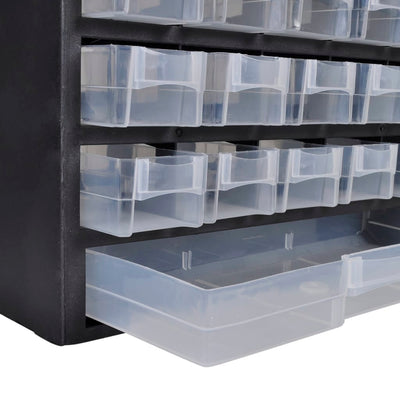 Vidaxl Toolbox Plastic con 41 cajones