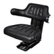 Sedia da trattore Vidaxl con sospensione nera