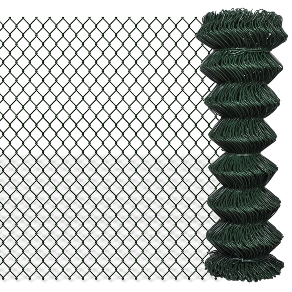 Vidaxl Gaashek 1.25x15 m de acero verde