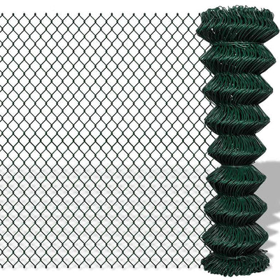 Vidaxl Mesh Fence 1.5x25 m de acero verde