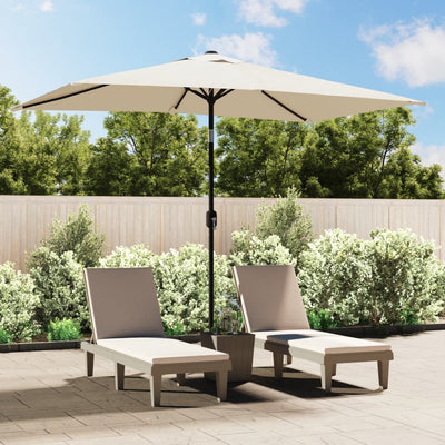 Vidaxl Parasol Quadrangular Sand White 200 x 300 cm