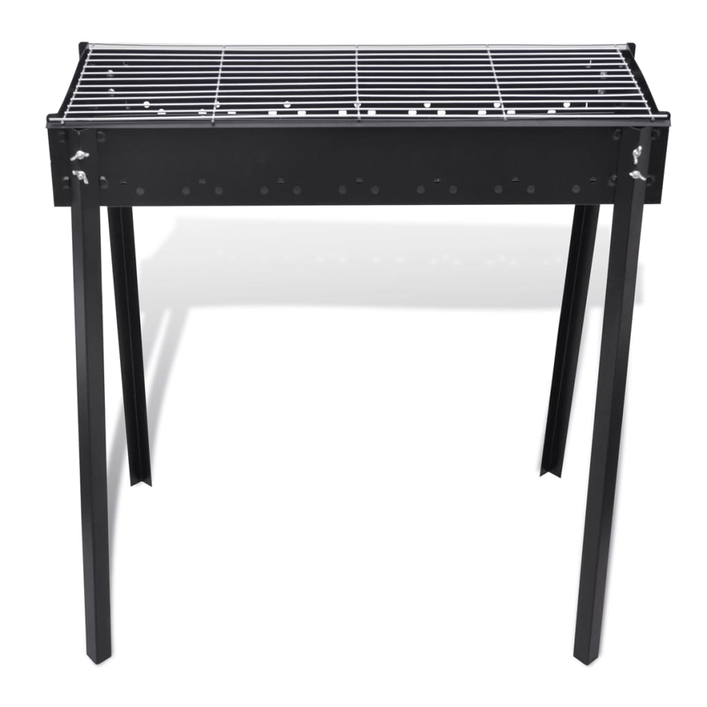 Vidaxl Charcoal Barbecue Standing Square 75x28 cm