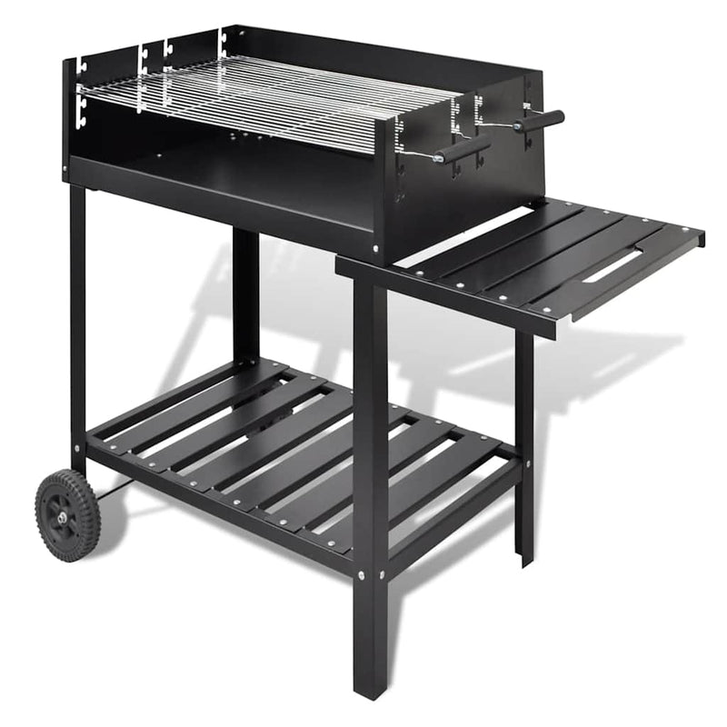 VidaXL Barbacoa de Carbón Kota 2 Ruedas