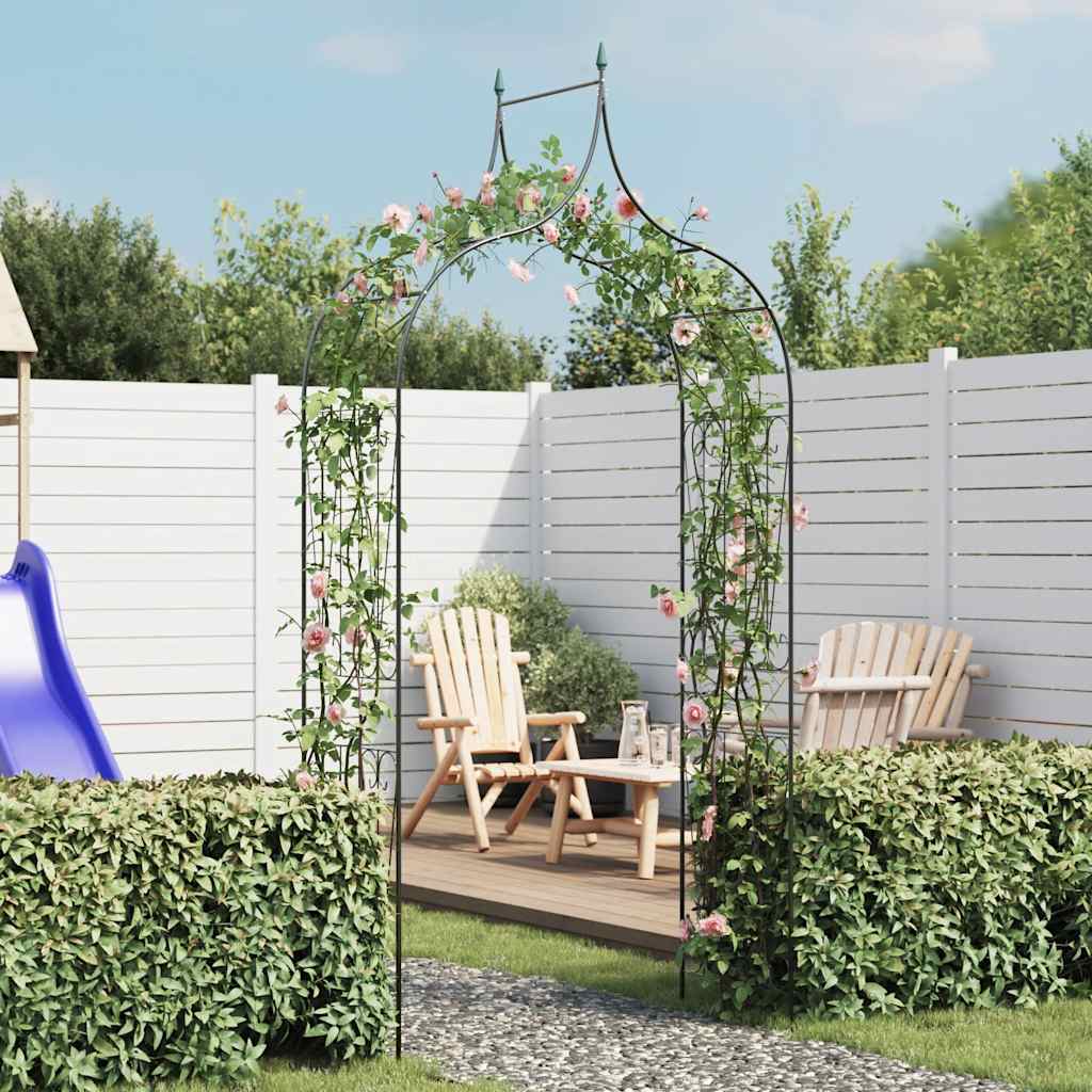 Vidaxl Garden Arch Spear Design Dark Green