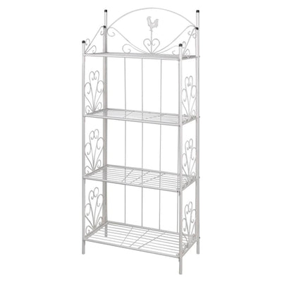 Vidaxl Square Plant rack Maria (bianco)