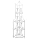 Vidaxl Angular Plant Rack Romy (blanco)