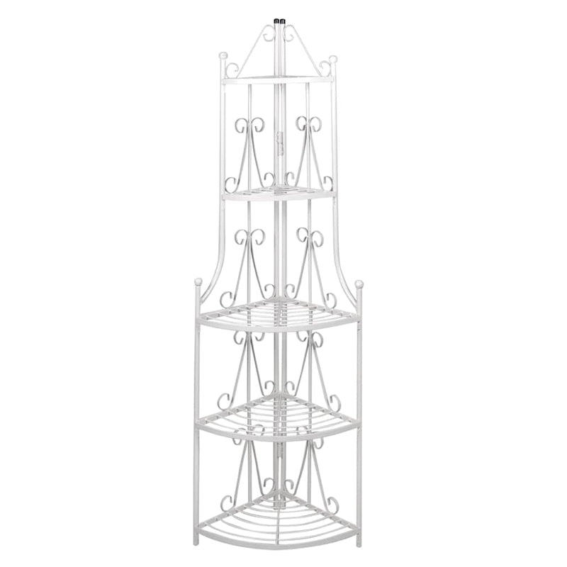 Vidaxl Angular Plant Rack Romy (blanco)