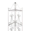 Vidaxl Angular Plant Rack Romy (blanco)