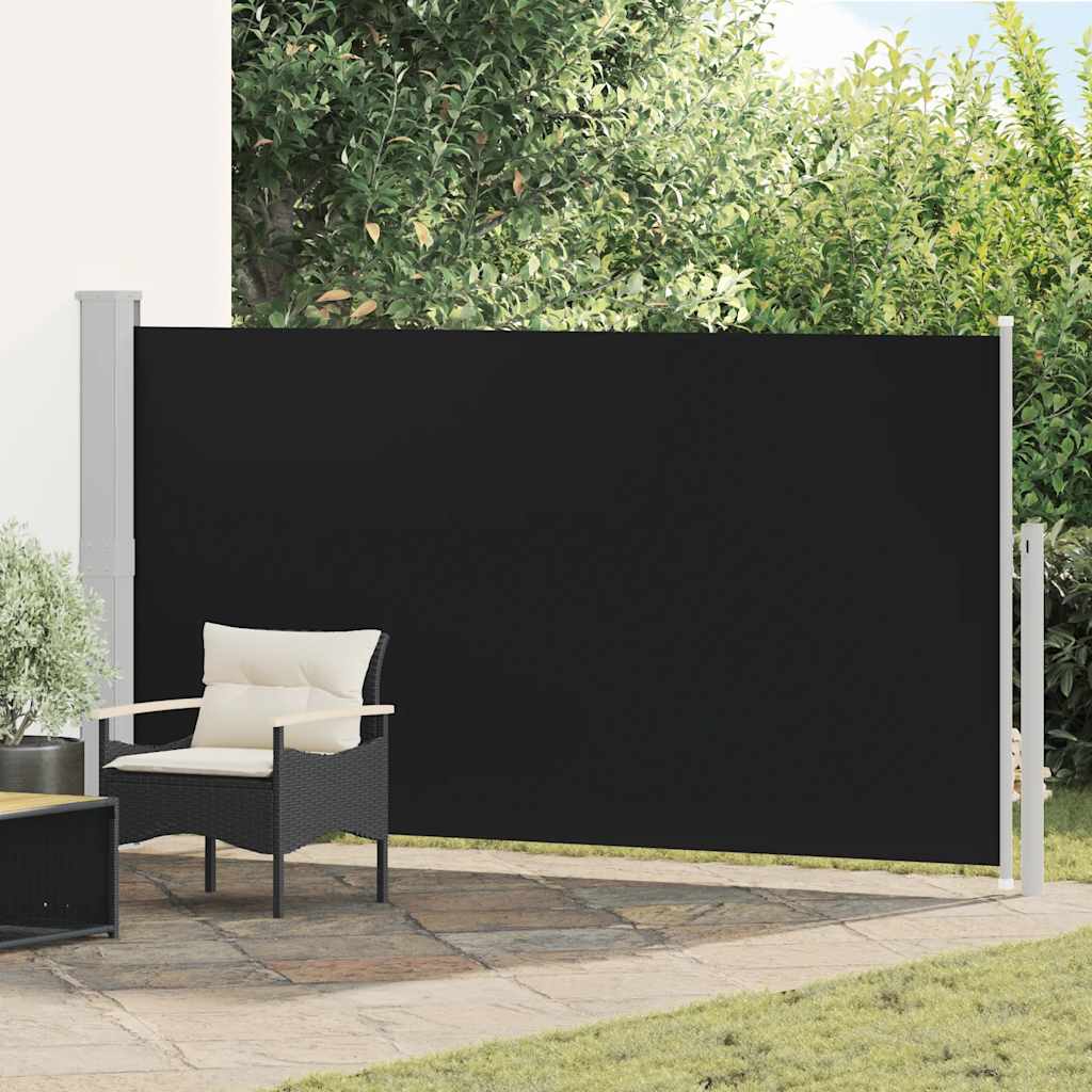 Vidaxl Wind Sunscreen extensible 160x300 cm Negro