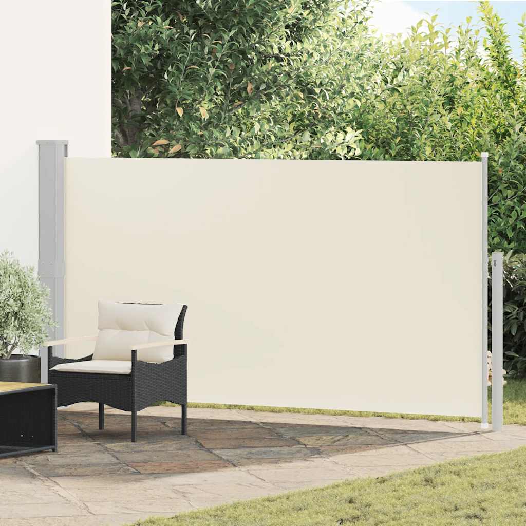 Vidaxl Wind Protreen Extendable 160x300 cm de color crema