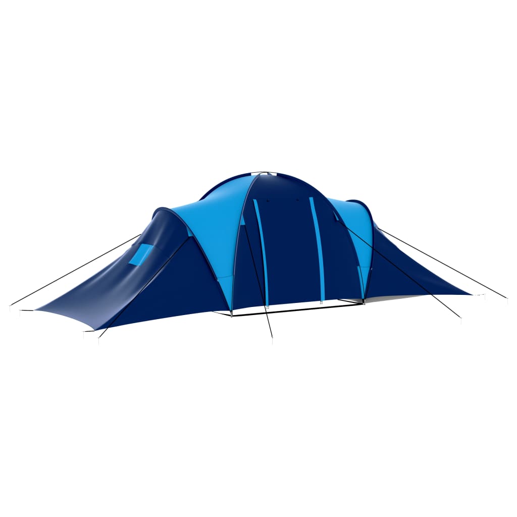 Tienda VidaXL 9 personas azul oscuro y azul