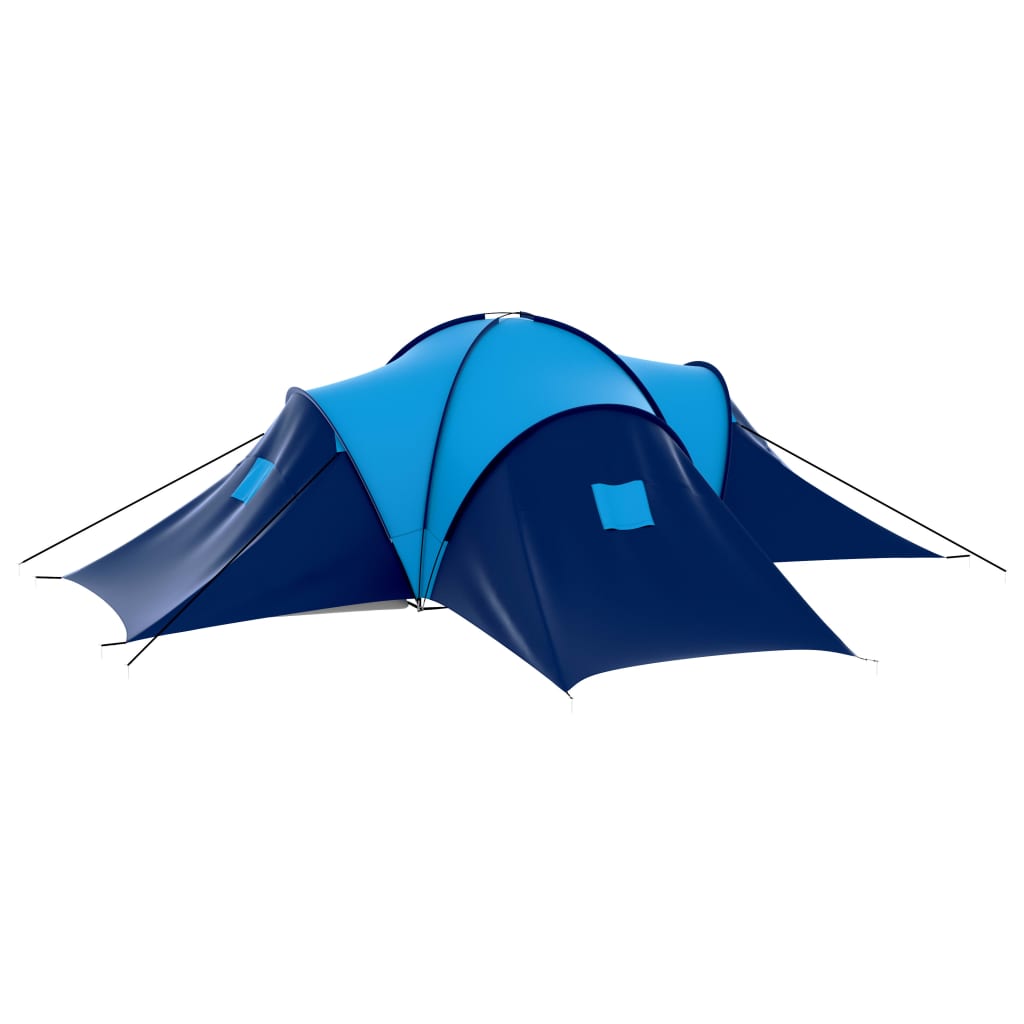 Tienda VidaXL 9 personas azul oscuro y azul