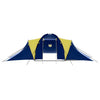 Vidaxl tent 9-persoons polyester blauw en geel