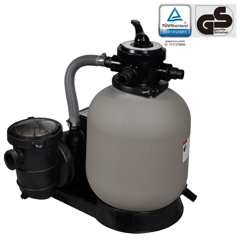Bomba de filtro de arena Vidaxl 600 W 17000 L u
