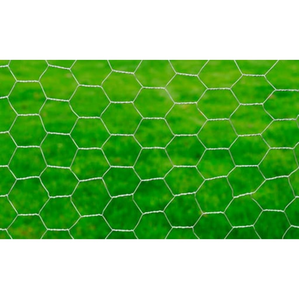Filo di pollo vidaxl 25x1 m in acciaio zincato colorato