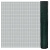 Alambre de pollo Vidaxl 10x1 M de acero galvanizado con recubrimiento de PVC verde