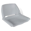Silla de barco Vidaxl sin un cojín plegable 48x51x41 cm de gris
