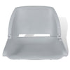 Silla de barco Vidaxl sin un cojín plegable 48x51x41 cm de gris