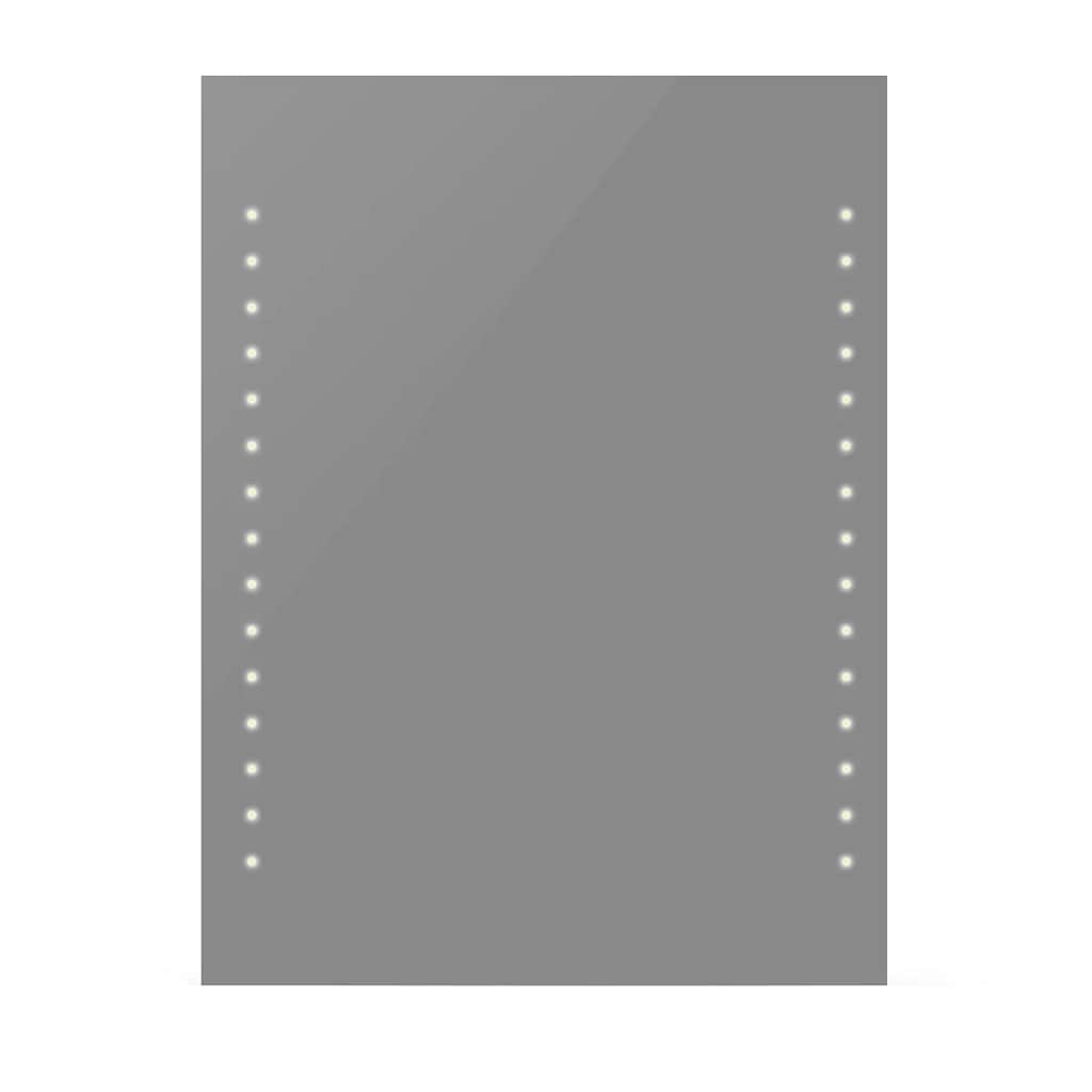 Specchio da bagno Vidaxl con LED 60x80 cm
