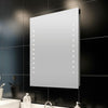 Specchio da bagno Vidaxl con LED 60x80 cm