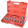 Vidaxl Adaptador de manguera de lubricación de 7 piezas para pistola de grasa