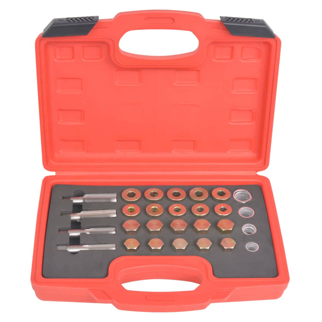 Vidaxl OlieaftappLug Set di riparazione M13 M15 M17 M20 64 pezzi