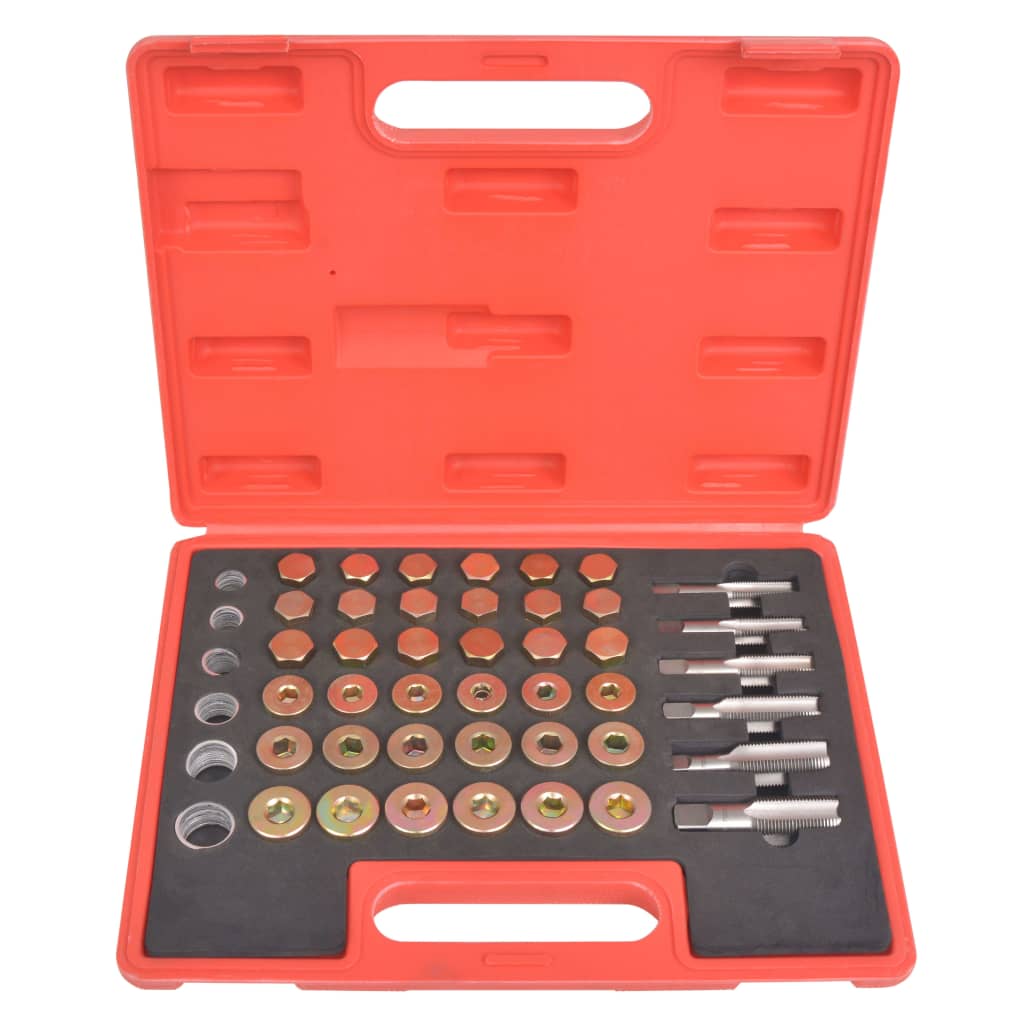 Kit di riparazione del filo Vidaxl OlieaftappLug