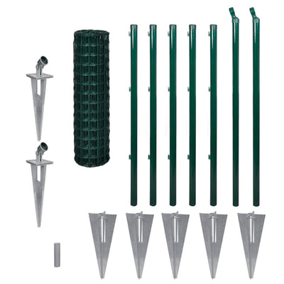 Vidaxl HEK 10x1.0 m de acero verde