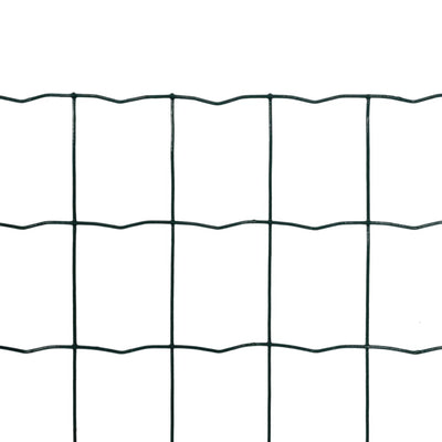Vidaxl HEK 10x1.0 m de acero verde