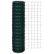 Vidaxl euro hek 10x1,5 m staal groen