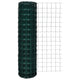 Vidaxl euro hek 10x1,5 m staal groen