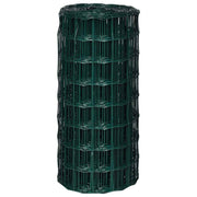 Vidaxl Hek 25x0,8 m in acciaio verde - afbeelding 2